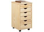 Rollcontainer Nils ca. 35x66x39 cm Kieferfarben