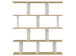 Standregal Jorin ca. 130x137 cm Eiche/Weiß