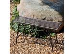 Möbelix , Rostfarben , Metall , 83x45x27 cm , Gartenmöbel, Gartenbänke