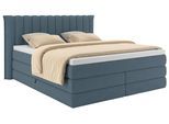 Boxspringbett Lina Blau ca. 180x200cm