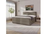 Boxspringbett Palermo ca. 180x200 cm Naturfarben
