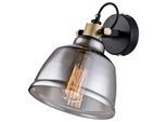 Wandleuchte Irving Schwarz max. 40 Watt Wandlampe