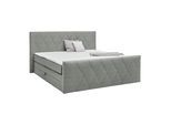 Boxspringbett Josie B Grau ca. 180x200cm