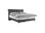 Boxspringbett Queen in Anthrazit ca. 160x200cm