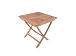 Gartenklapptisch Cidora Teak