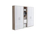 Aktenschrank Office Edition Sw Set 10 Eiche/Weiß