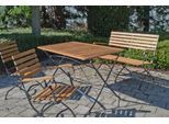 Gartengarnitur Lindau 5-Teilig aus Akazienholz massiv/Metall