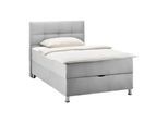 Boxbett Oviedo 120 in Hellgrau ca. 120x200cm