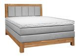 Boxspringbett Carolina Eiche/Grau ca. 140x200cm