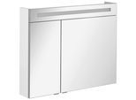 Spiegelschrank B. Clever mit LED 2-türig ca. 90x71 cm Weiß