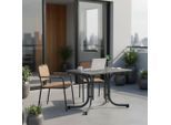 Siena Garden Gartenklapptisch ca.110x70x71cm Anthrazit