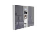 Aktenschrank Office Edition Sw Set 10 Weiß/Anthrazit
