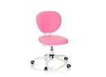 Jugenddrehstuhl Kid Vivo Stoff Pink/Weiß