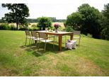 Gartengarnitur 7-tlg. Holz/Metall/Textil