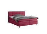 Boxspringbett Miami in Weinrot ca. 180x200cm