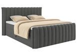 Boxspringbett Lina Anthrazit ca. 200x200cm