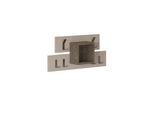 Wandgarderobe Lumina ca. 68x32x13 cm Mokka