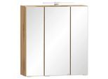 Spiegelschrank Varese ca. 60x64 cm Wotaneiche Dekor