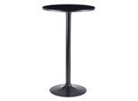 Bistrotisch rund ca. 60x100 cm Schwarz