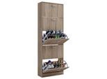 Schuhschrank Sipos XL Eichefarben