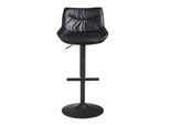 Barhocker in Textil ca.45x106x55 cm Schwarz