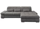 Wohnlandschaft Dalida Graubraun Chenille