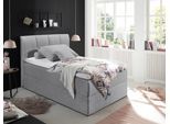 Boxspringbett Granada ca. 120x200 cm Grau