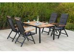 Gartengarnitur Tilos 9-tlg. Holz