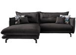 Wohnlandschaft Lava Anthrazit Velours