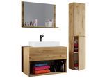 Badezimmer Lendas 4-tlg. ca. 113 cm Honigeiche