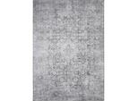 Novel Vintage-Teppich , Grau , Textil , orientalisch , rechteckig , 160x230 cm , AZO-frei , für Fussbodenheizung geeignet, feuchtraumgeeignet, waschbar, pflegeleicht, strapazierfähig, leicht zusammenrollbar , Teppiche & Böden, Teppiche, Vintageteppiche