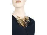 Kette mit Anhänger "Ice", Damen, Gr. onesize, Kunstfaser, braun, COLLEZIONE ALESSANDRO, Basic, Halsketten, mit vielen facettierten Perlen in verschiedenen Formen