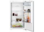 NEFF Einbaukühlschrank "KI1312FE0", Energieeffizienz: E, silber (grau), Rechtsanschlag, wechselbar, Kühlschränke, Fresh Safe: Schublade für flexible Lagerung von Obst & Gemüse, Einbaukühlschrank