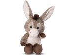 Kuscheltier NICI "Farm Friends, Esel Donkeylee, 33 cm", grau, Plüschfiguren, KinderH:33cm, Kuscheltier, enthält recyceltes Material, H:33cm