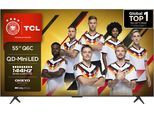 TCL Mini-LED-Fernseher "55Q6CX1", Energieeffizienz: F, schwarz, 55, Fernseher, 4K Multi-HDR Dolby Vision, 144Hz, ONKYO Dolby Atmos, Apple Airplay 2, Mini-LED-Fernseher