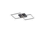 JUST LIGHT LED Deckenleuchte "IVEN", schwarz, 2, 1 Stk., Leuchten, dimmbar über Fernbedienung, LED Deckenleuchte