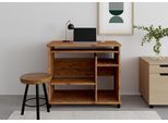 Computertisch VOGL MÖBELFABRIK "Compi", braun (wotaneiche), B:90cm H:76cm T:50cm, Tische, Computertisch