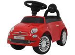 Rutscherauto JAMARA "Fiat 500", rot, Rutschautos, KinderB:27,5cm H:38cm T:60cm, Kunststoff, Rutscherauto, für Kinder ab 1 Jahr, B:27,5cm H:38cm T:60cm