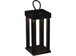KONSTSMIDE LED Laterne "Cannes", schwarz, H: 42cm, 2 Stk., Leuchten, Cannes LED USB-Laterne 42cm, dimmbar 2700/3000K, LED Laterne