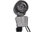 Fahrrad-Frontlicht FISCHER FAHRRAD "Dynamo LED-Frontlicht 40", schwarz, Fahrradlampen, Fahrrad-Frontlicht