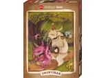 Puzzle HEYE "Cuckoo Symphony", bunt, Puzzles, KinderB:60cm H:80cm, Pappe, Motiv, Puzzle, Made in Germany, B:60cm H:80cm