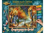 Malen nach Zahlen SCHIPPER "Meisterklasse Klassiker - Spaziergang im Herbst", bunt, Malvorlagen, KinderB:31cm H:25cm, Malen nach Zahlen, Made in Germany, B:31cm H:25cm