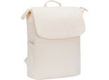 Wickelrucksack FILLIKID "Teddy", Baby, Gr. B/H/T: 34cm x 46cm x 15cm, sand, Polyester, Polyurethane, Rucksäcke Wickelrucksack, inkl. Wickeltunterlage