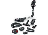 BOSCH Akku-Bodenstaubsauger "Unlimited 7 BSS715CARP/BSS715FRSH, 5.0 Ah Akku, Knickrohr", schwarz, B:25,2cm H:130,8cm T:21,6cm, Akkusauger, 10 Jahre Motorgarantie, Schnellladegerät, Made in Germany, Akku-Bodenstaubsauger