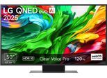 LG QNED-Fernseher "50QNED8FA6A", Energieeffizienz: E, schwarz, 50 ″, Fernseher, QNED-Fernseher