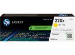 HP Tonerpatrone "HP original Toner 220 Größen A+X, Farben:B/C/M/Y", gelb, Tonerpatronen, Tonerpatrone