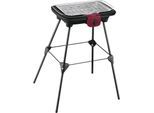 Elektro-Standgrill TEFAL "BG90F5 Easygrill Adjust", rot (schwarz, burgunderrot), B:34,9cm H:106cm T:46,7cm, Kontaktgrill_Standgrill_Tischgrill_Teppanyakigrill, Elektro-Standgrill