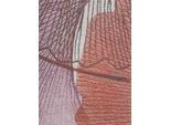 Gardine HEINE HOME Gr. 4, bunt (rot, natur), B:135cm H:245cm, Polyester, Gardinen, Gardine