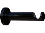 Kombiträger INDEKO, schwarz, Ø:2cm, Gardinenstangenhalterungen, Kombiträger, Ø 20 mm für Vorhangstangen und Innenlaufsysteme
