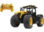 RC-Traktor JAMARA "JCB Fastrac 1:16, 2,4 GHz", gelb, Fernlenkfahrzeuge, KinderB:17,5cm H:21cm T:36cm, Kunststoff, RC-Traktor, mit LED Licht und Rückfahrwarnsound, B:17,5cm H:21cm T:36cm